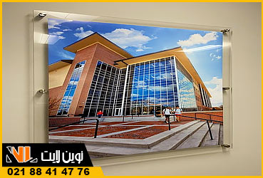 تابلو لایت باکس کریستال روی دیوار