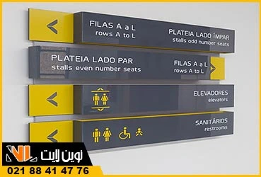 تابلو راهنمای طبقات جدید تابلو راهنمای طبقات جدید
